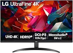 Monitor LG UltraFine™ - Tela UHD 4K 32", HDR10, DCI-P3 90%, Dynamic Action Sync – 32UR500K-B.AWZM