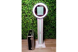 Portable Photo Booth with RGB Ring Light for Selfie Sessions