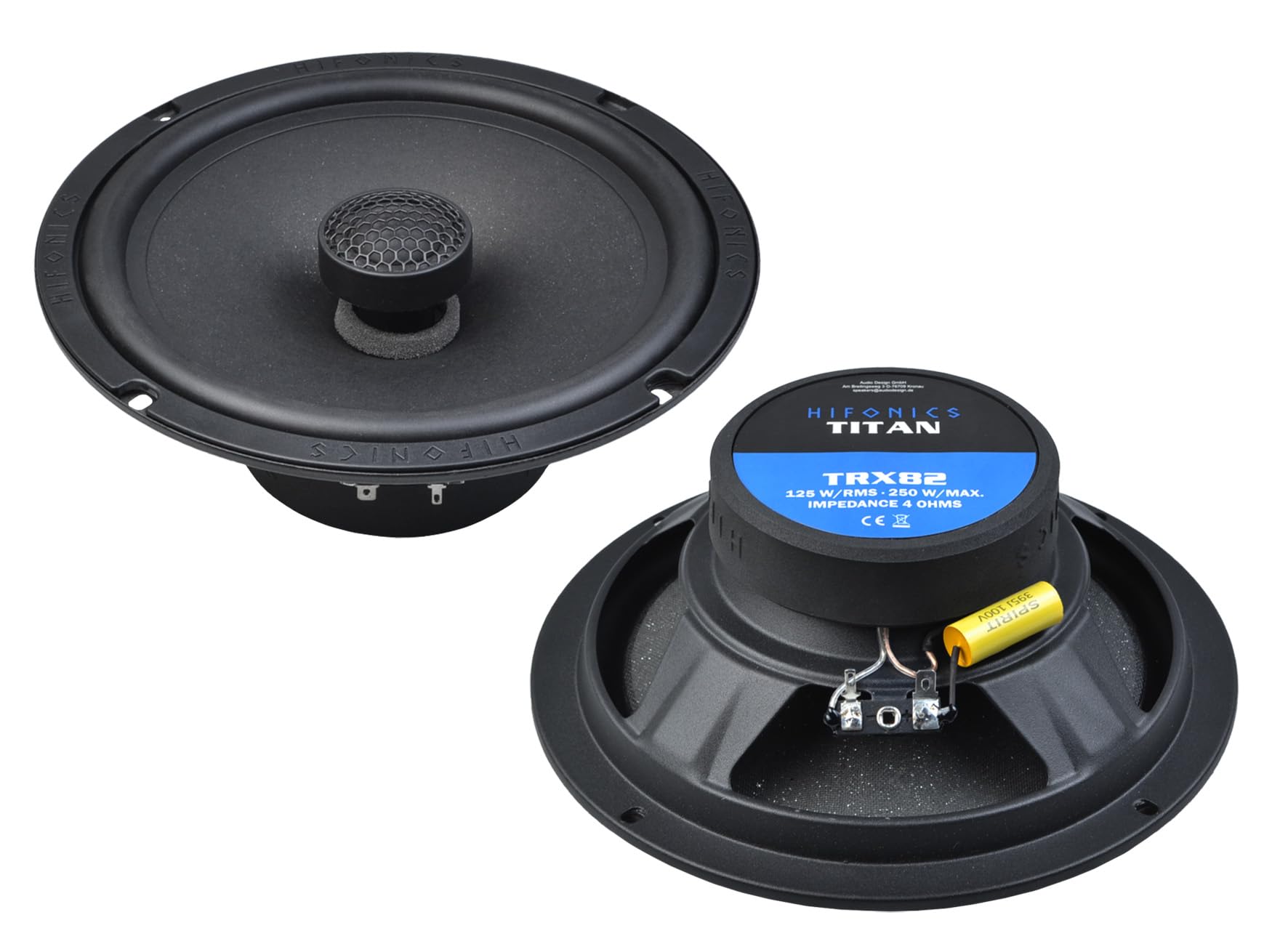 Hifonics Titan TRX82 Haut-parleur coaxial 2 voies 20 cm (8")