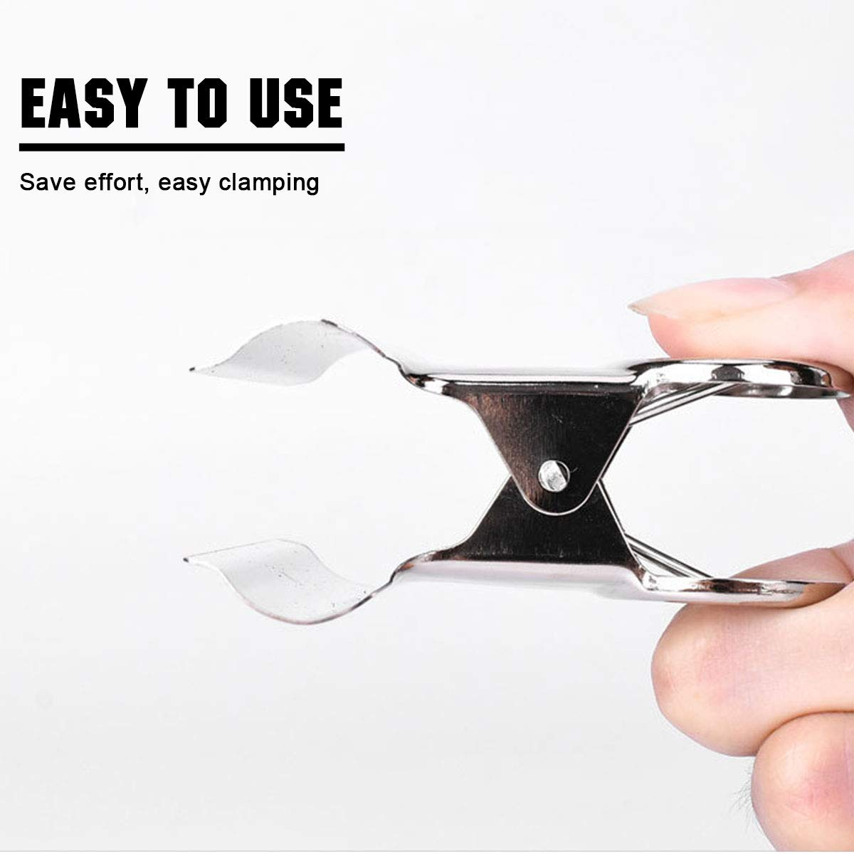 20 Stück Bunte Bulldog Clips 38mm - Farbige Büroklammern Metall Für Büro & Küche