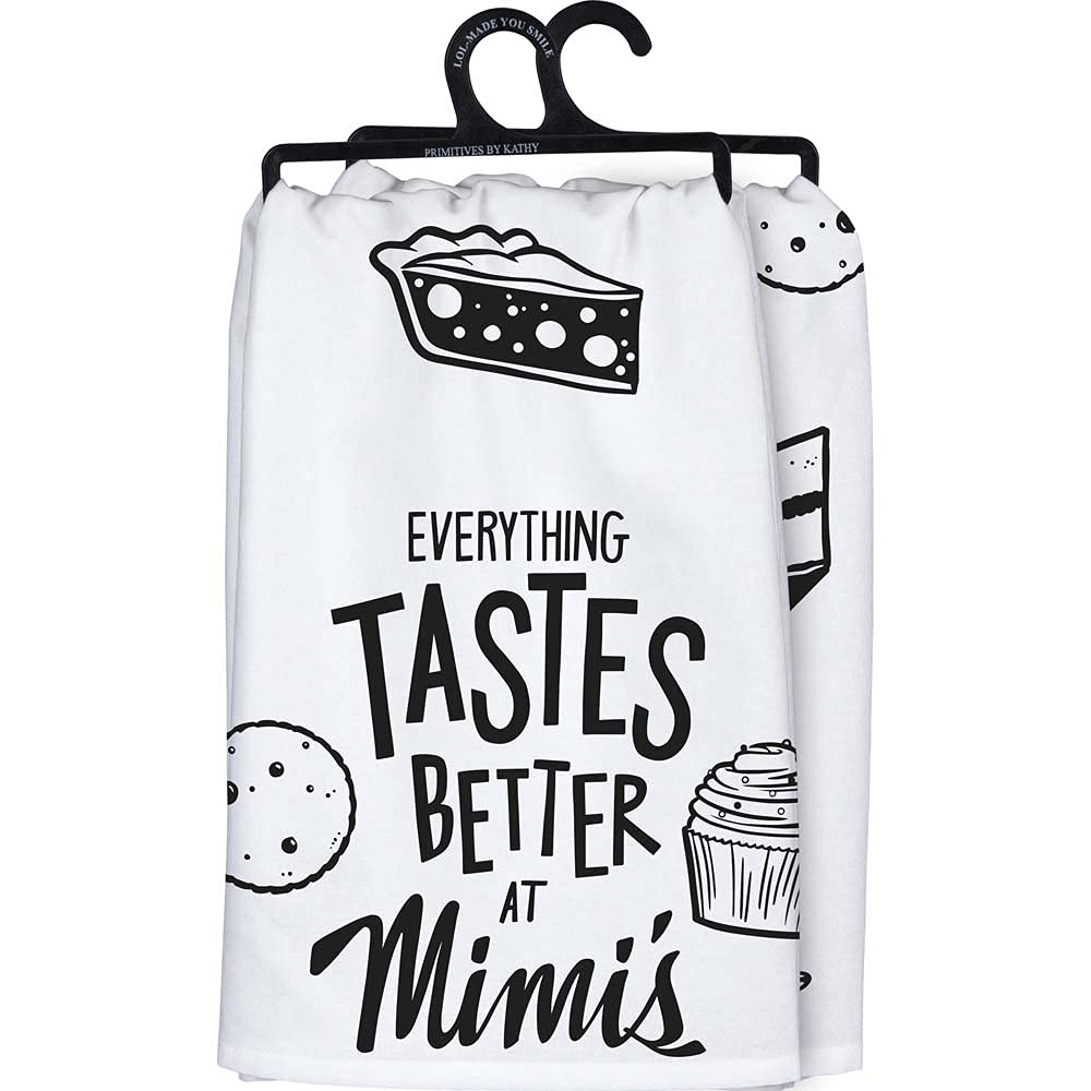 Primitives by Kathy Everything Tastes Better at Mimis Decorative Bath Towel