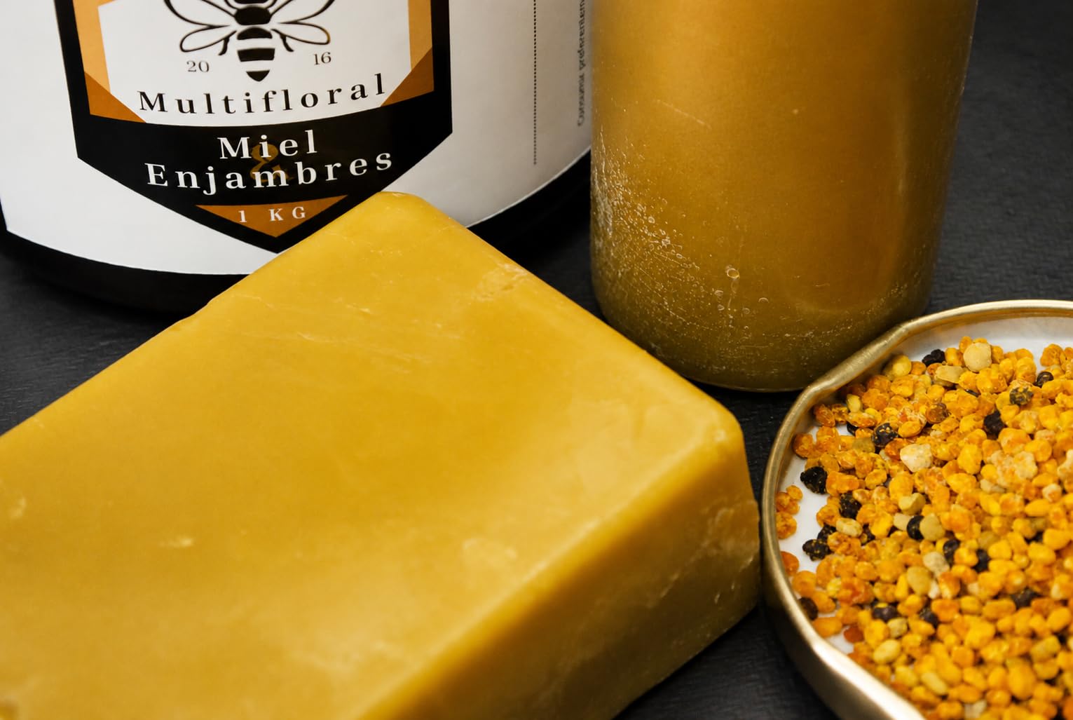 Miel Natural Pura Artesanal Multifloral 1 kg Asturias España
