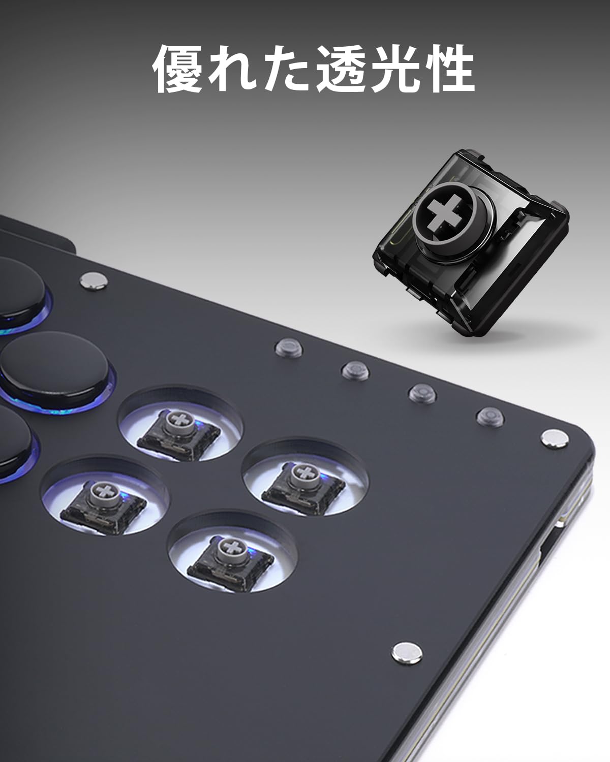 Amazon | Kailh Shadow Switches カスタマイズ ロープロファイルキー