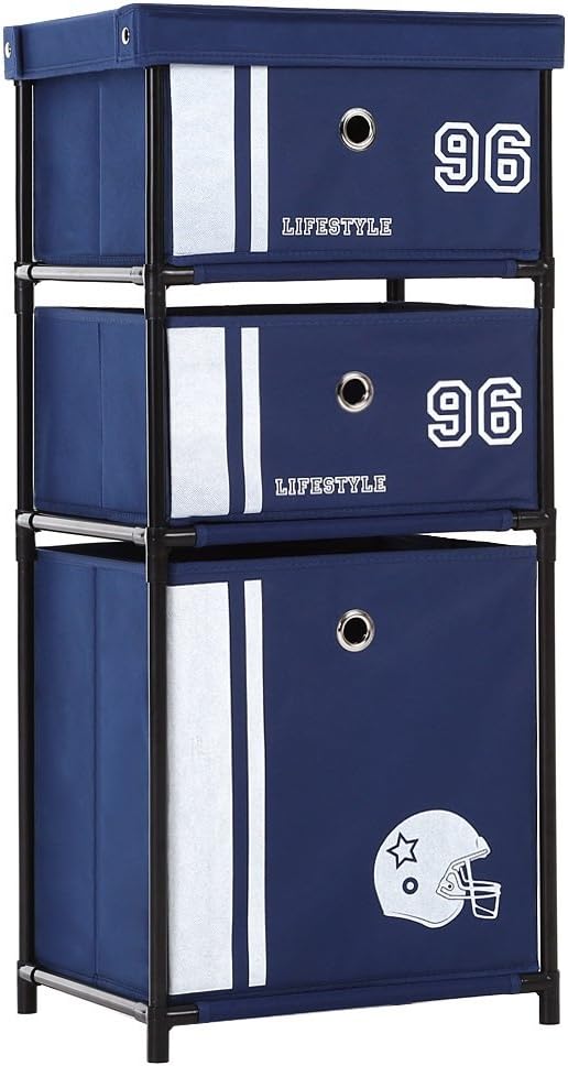 Wardrobe Organizer Closet Storge Box 3-Drawer Home Office Storage Cabinet Organizer for Clothes Toys Sockets Storage Box Ship from USA