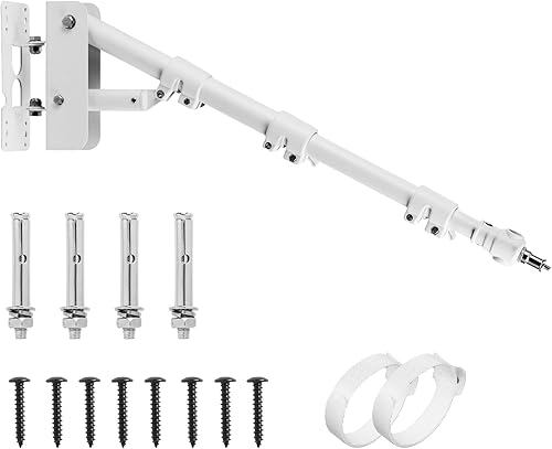 Selens Anillo de luz de montaje en pared de 39.37 pulgadas con brazo giratorio de 180 para salones de belleza, peluquería, tatuaje, transmisión en