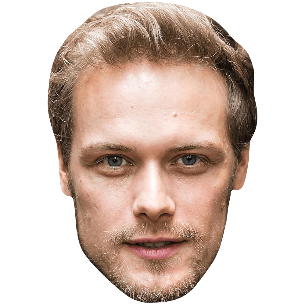 Sam Heughan (Beard) Celebrity Mask, Flat Card Face, Fancy Dress Mask