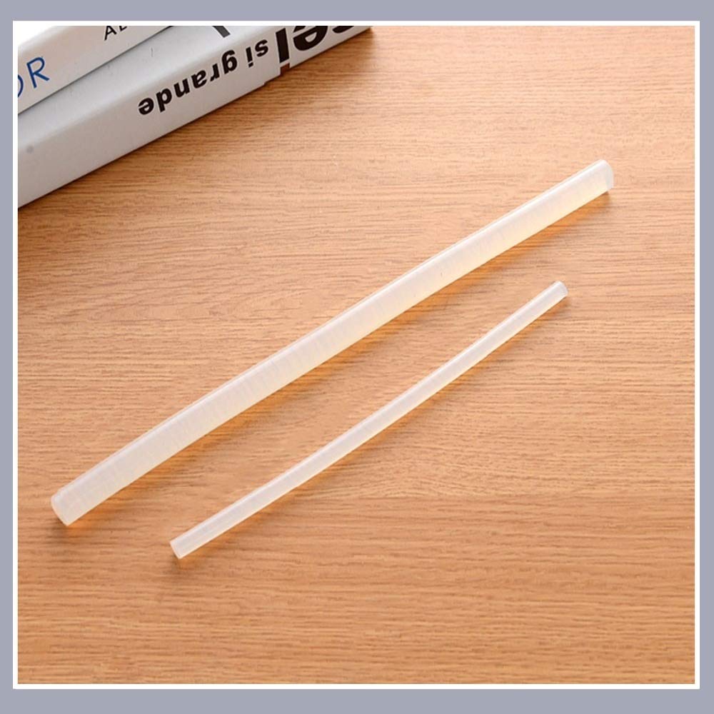 Heißklebe-Sticks 7 mm / 11 mm durchscheinend Starke Viskositätsstäbe für Heißklebepistole, hohe Temperaturbeständigkeit, Heißkleber, 50 Stück, 7x300mm, 40pcs