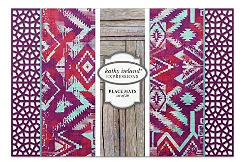 Kathy Ireland ExpressionsMayan Placemats Set of 20