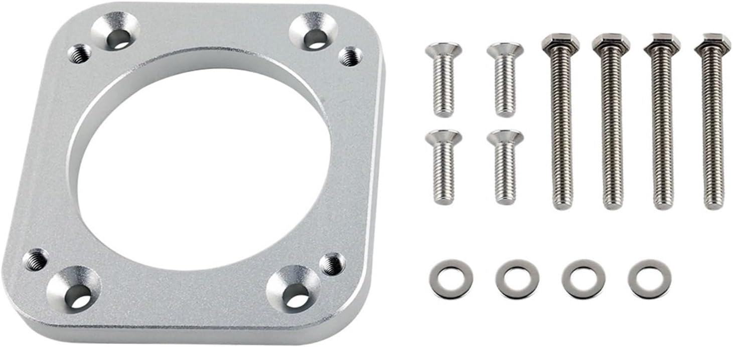 Performance parts Intake Manifold M50 M54 Throttle Body Adapter Plate Kit Compatible with BMW M54B30 to M50B25(BLACK)