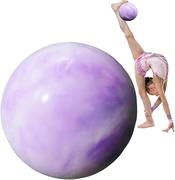 Pilates Ball - Exercise Equipment, Soft Yoga Trainer, Workout Gym Ball | Soft Yoga Stability Exercise Balls for Gymnastics Barre Working Out Gyms Home Garden