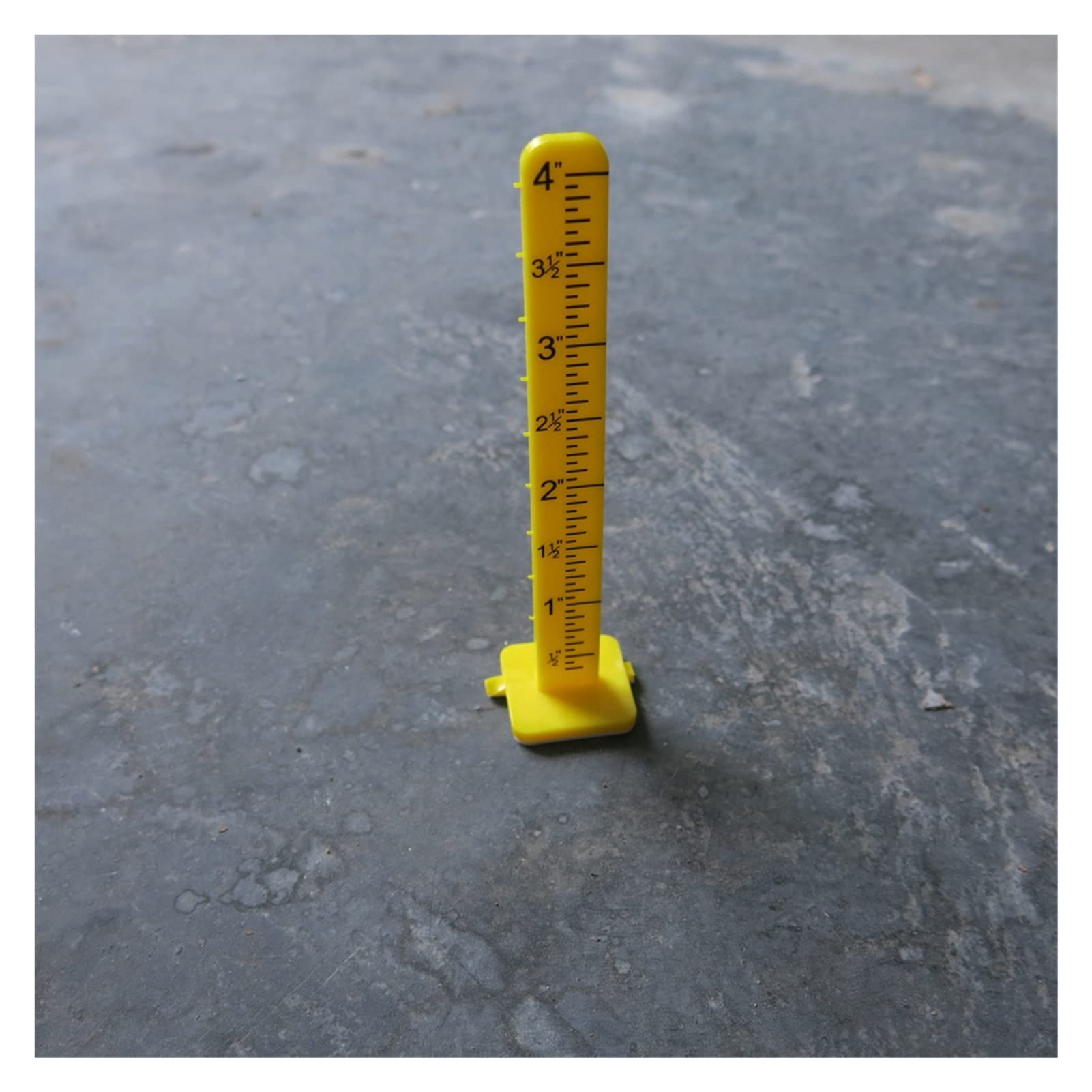 yaoqijie Pioli di livellamento del Pavimento Giallo da 4 Pollici for misurazione del Cemento versato Pins Auto Livellamento 50 Pack Lasting