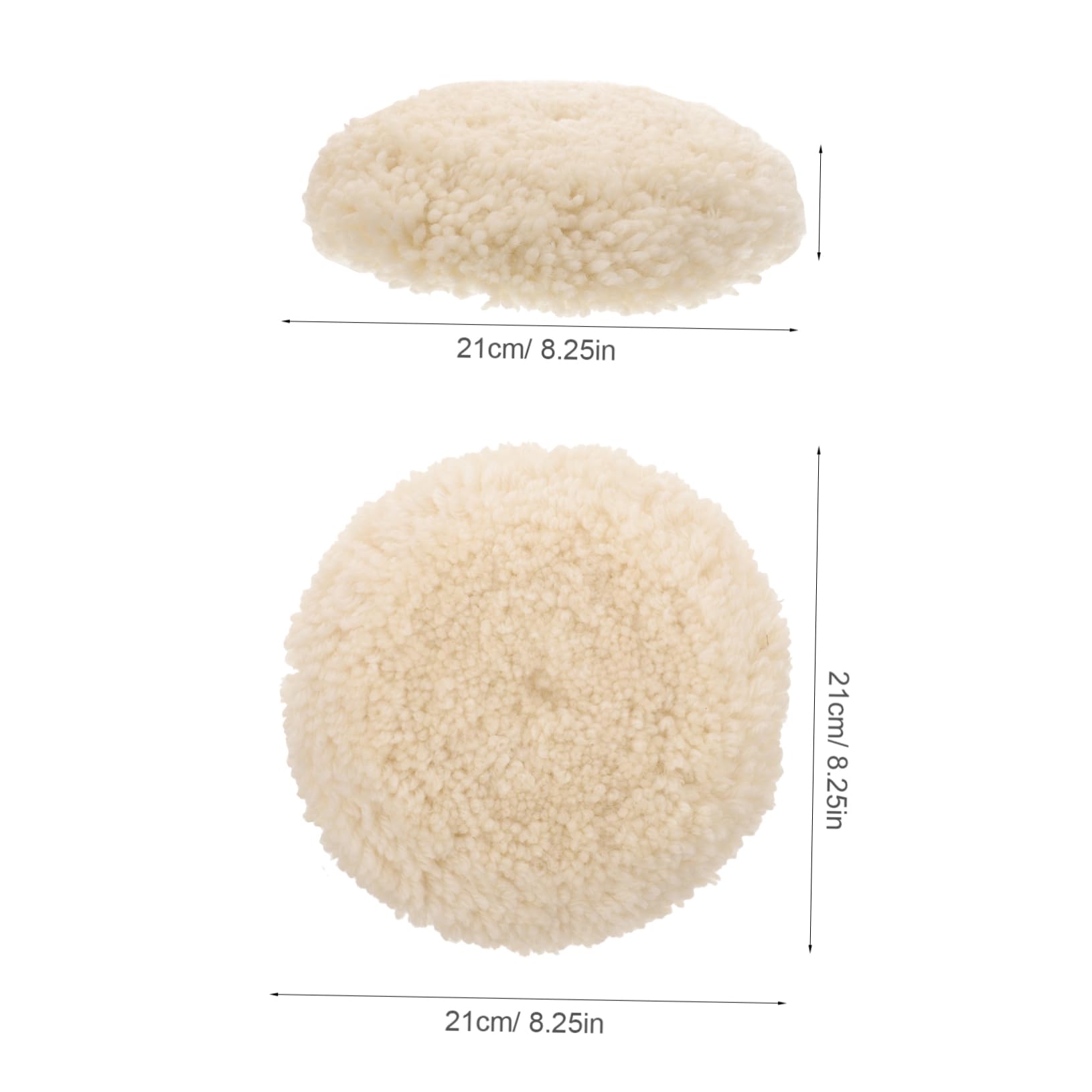 GLEAVI 5pezzi Disco Di Lucidatura Lana Per Macchine Rotative Da Tampone Polisher Per Pulizia e Lucidatura Di Auto Mobili e Piccole Parti