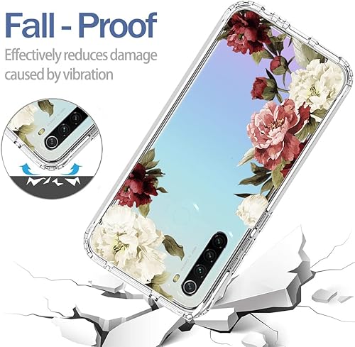 Miniatura 7 de Funda para Redmi Note 8 (20192021) M1908C3JH M1908C3JGG con protector de pantalla de vidrio templado, funda protectora de cuerpo completo con patrón