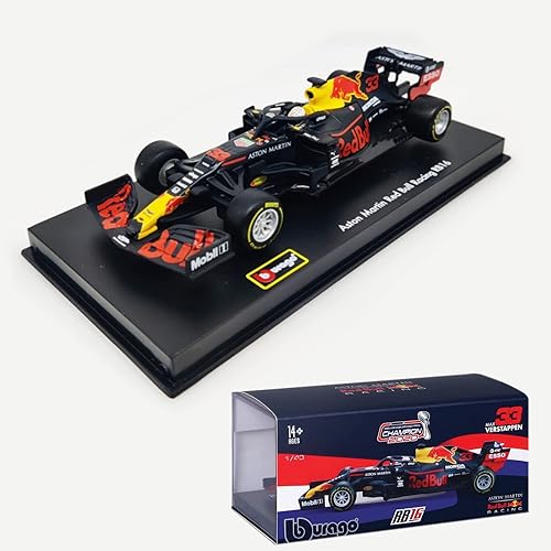 Bburago 143 2020 RB16 #33 Champion Racing Max Verstappen 143 Modelo de coche coleccionable de aleación fundida a presión (tapa dura RB16 33)