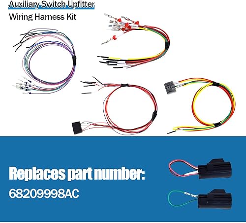 Miniatura 3 de CULMKARI Kit de arnés de cableado para interruptor auxiliar para Dodge Ram 3500 4500 5500 2015 2016 2017 2018 2018 Dodge Ram 3500 4500 5500