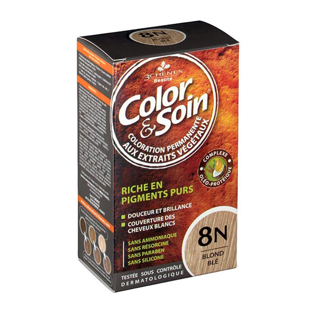 3 Chênes Color Et Soin Coloration 8 N blond blé 135 ml