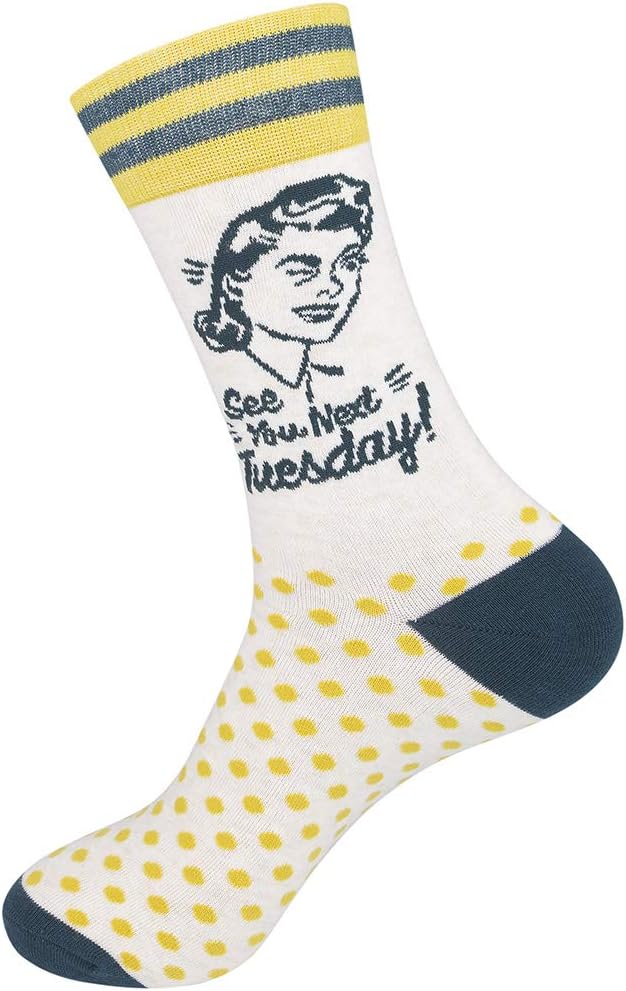 FUNATIC Funny and Crazy Socks with Sayings - Novelty Gifts for Men, Women, Teens - Image 3