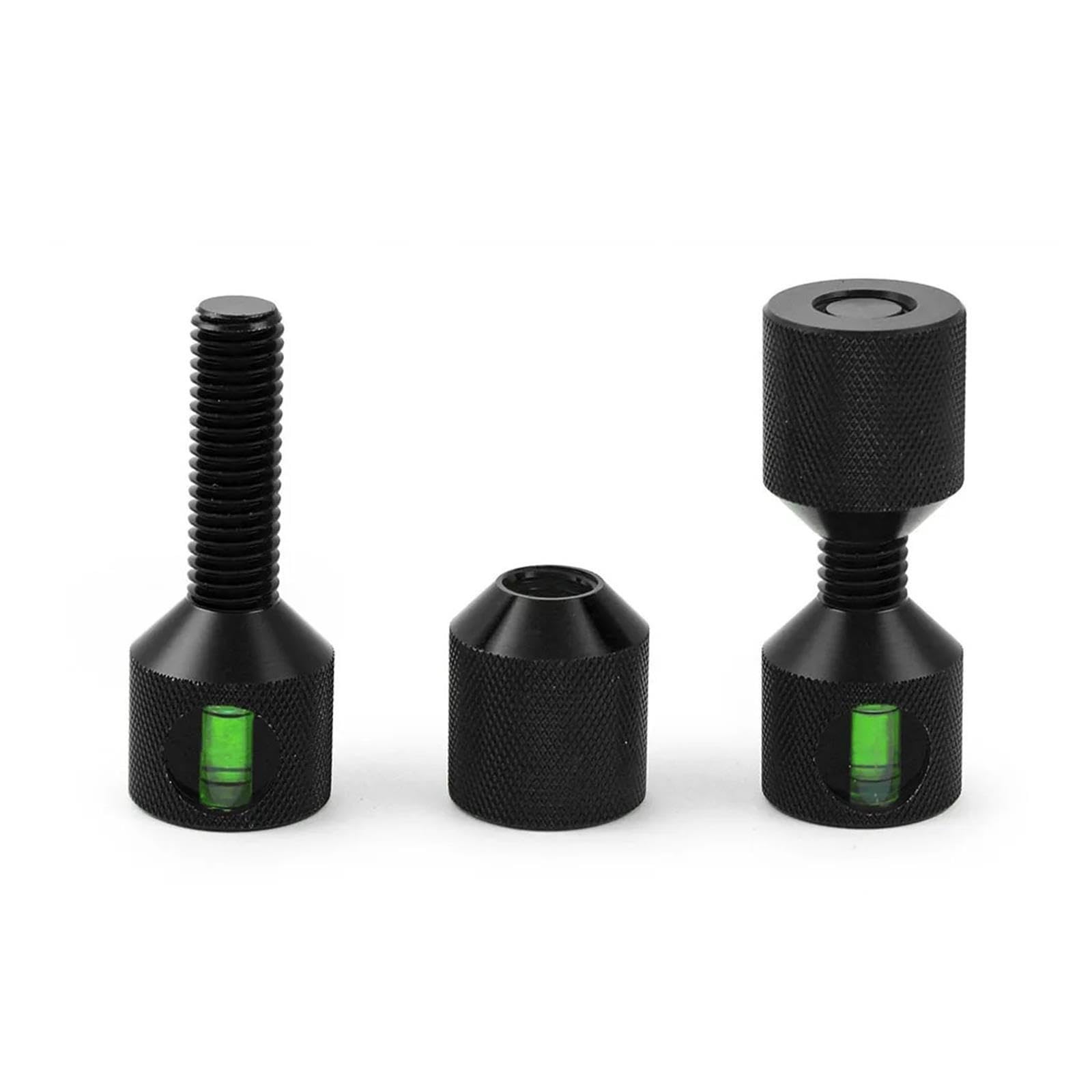 Perni a due fori da 1-1/8" Livello incorporato in alluminio