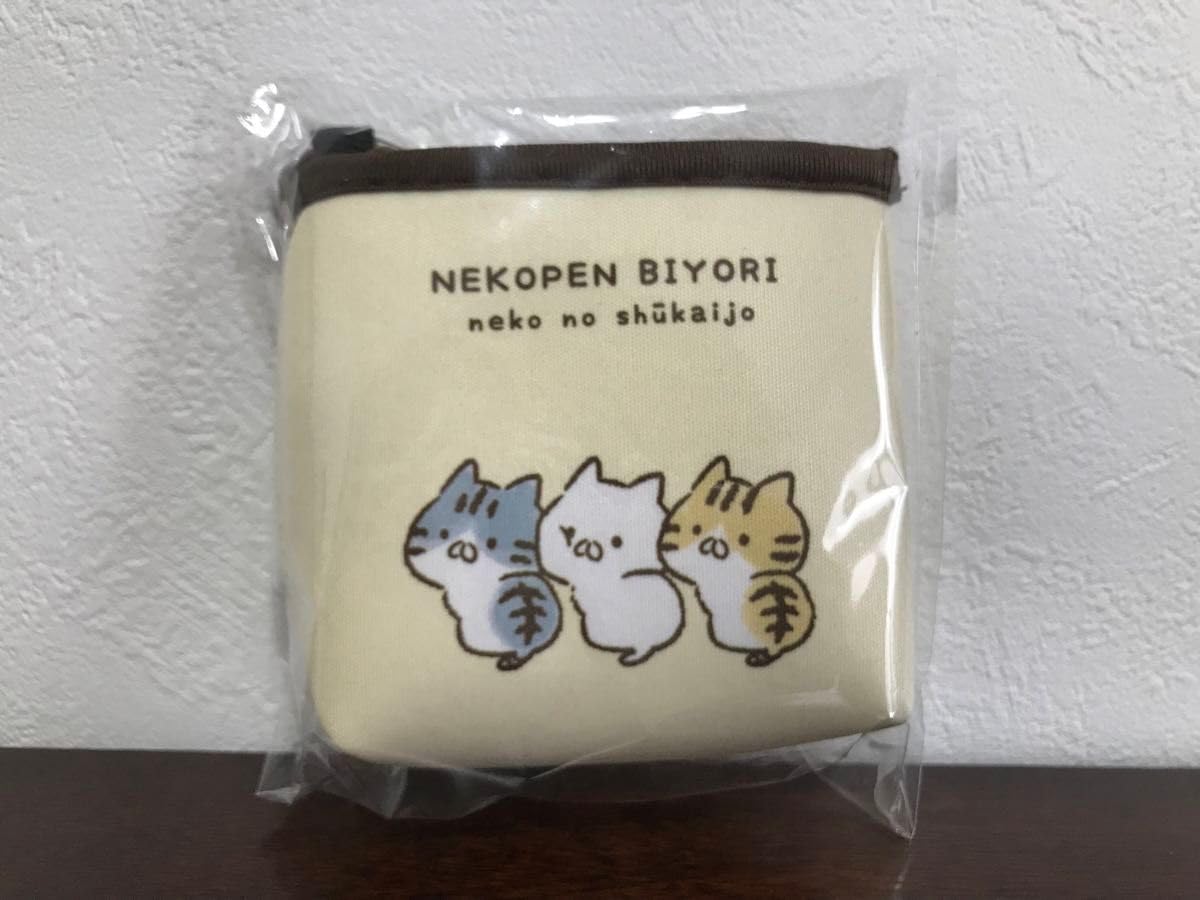 Amazon.co.jp: ねこぺん日和 エコバッグ ねこくん ポーチつき