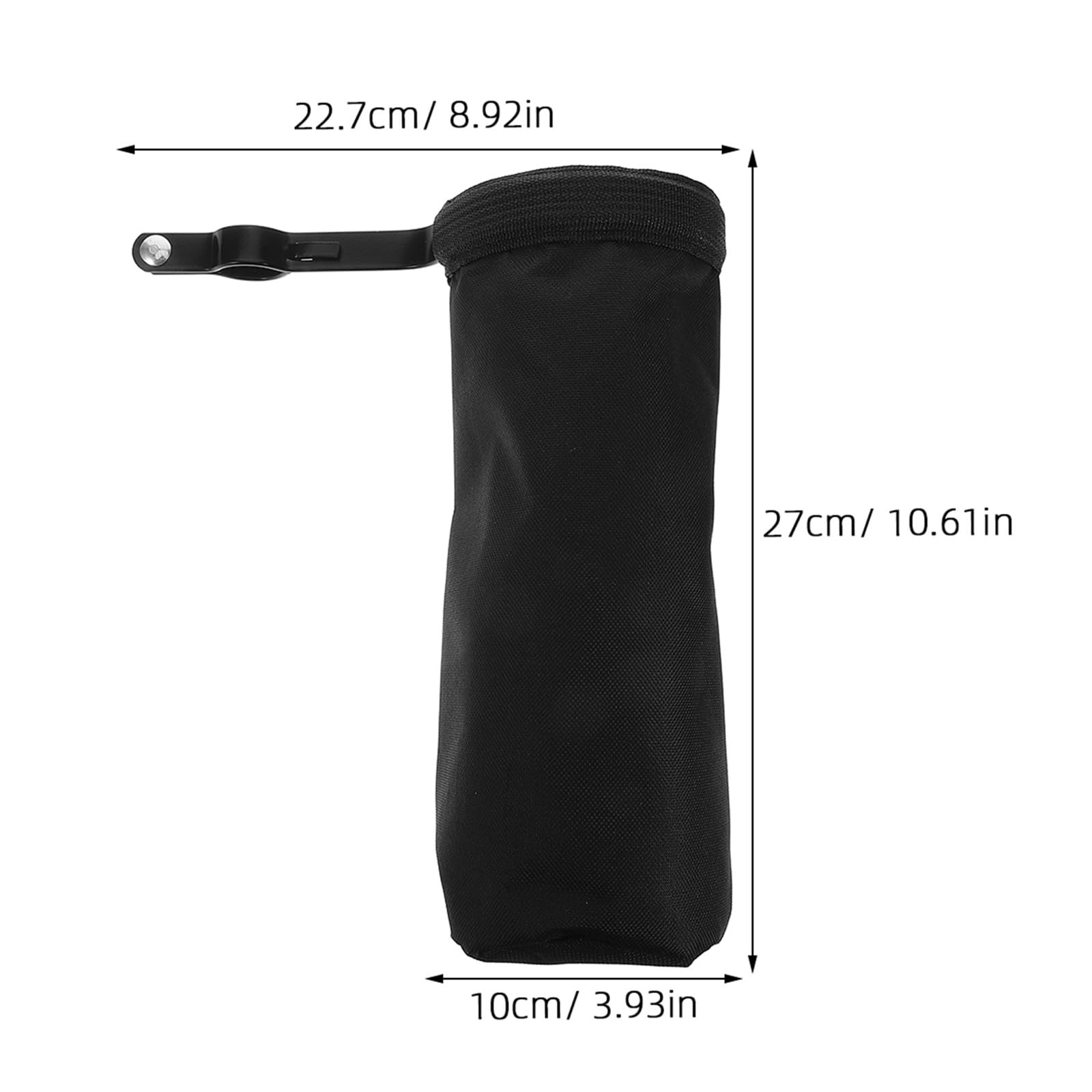 Kisangel Set di 3 custodie per bacchette da batteria, borsa portatile con morsetto regolabile, custodia in tessuto Oxford per bacchette, spazzole e mazzuoli, porta