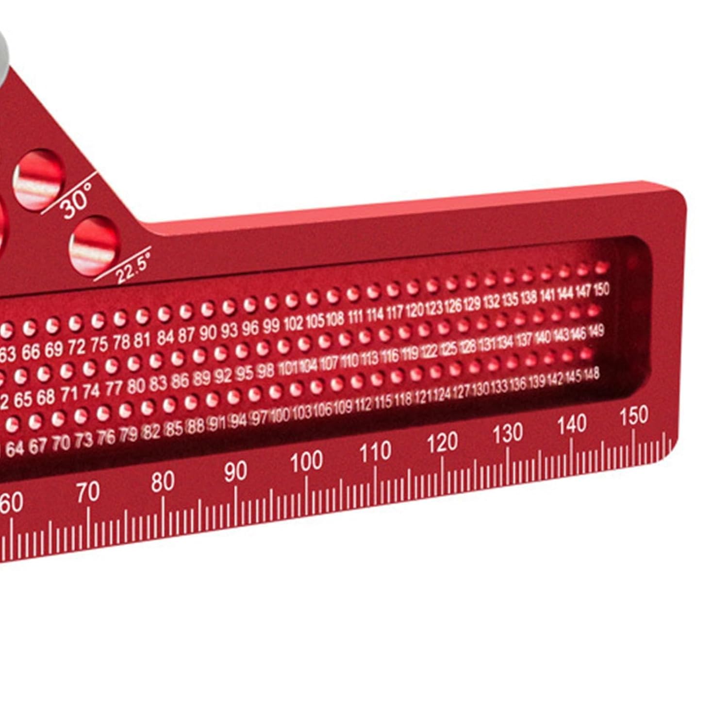 Quadrato Mitre 3D, Regola di misura multi-angolare, Strumento di precisione in lega di alluminio per falegnameria, 15