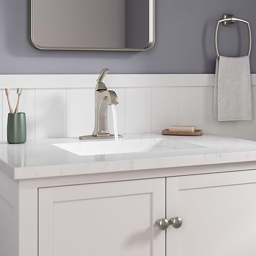 Miniatura 2 de American Standard 7426101.295, Belmeade - Grifo de baño monomando, níquel cepillado