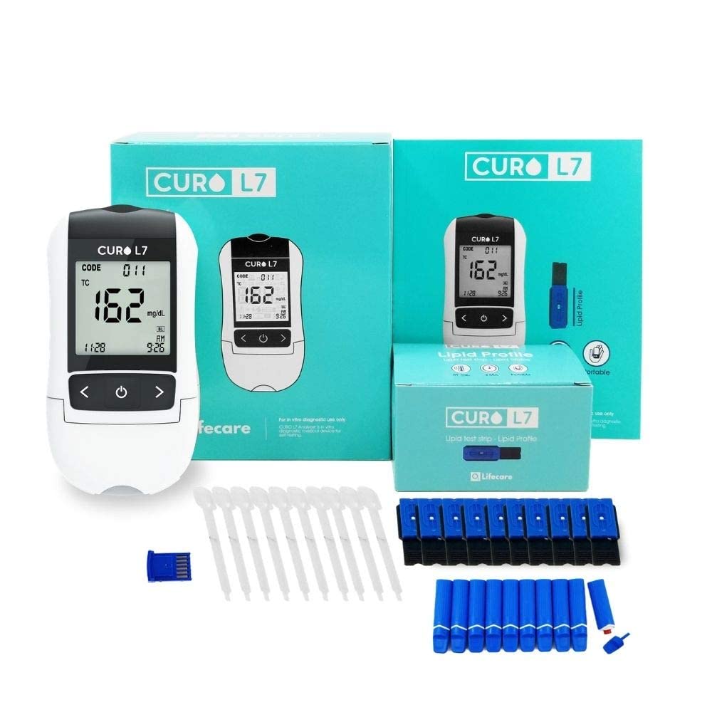 CUROfit L7 Professional Grade Blood Cholesterol Test Home