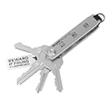Keyport Pivot 2.0 Key Organizer - EDC Key Holder with Car Key Fob Attachment and Lost & Found Service - Compact, Customizable Modular Design - Keychain Alternative Gift for Men - Aluminum (Silver)