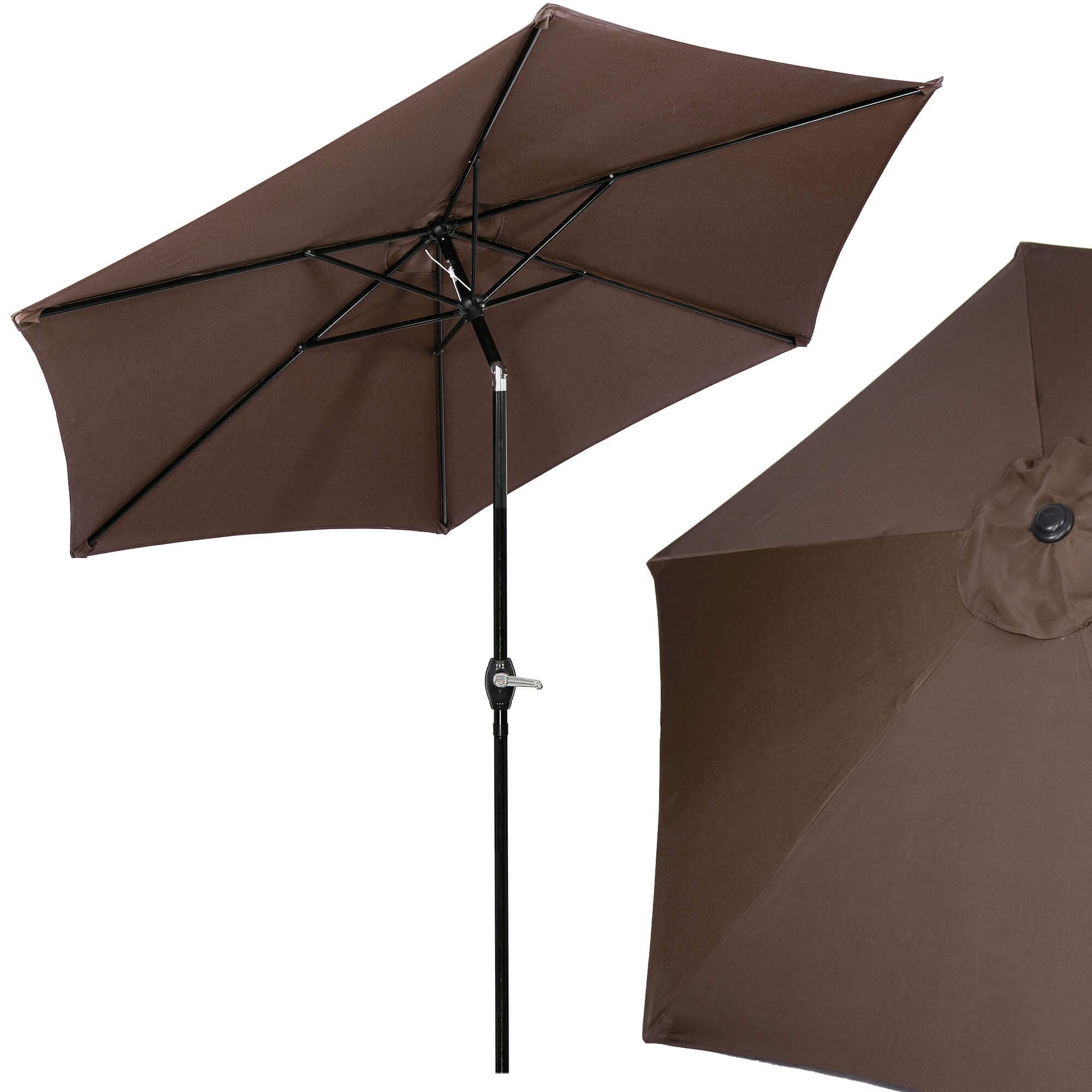 SPRINGOS Parasol przeciwsłoneczny, brązowy, Groß