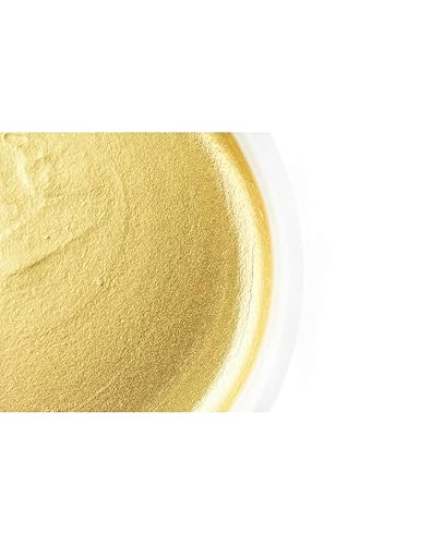 Miniatura 3 de Yasutomo Sartén de porcelana japonesa Sumi-e 2190; redondo, oro pálido