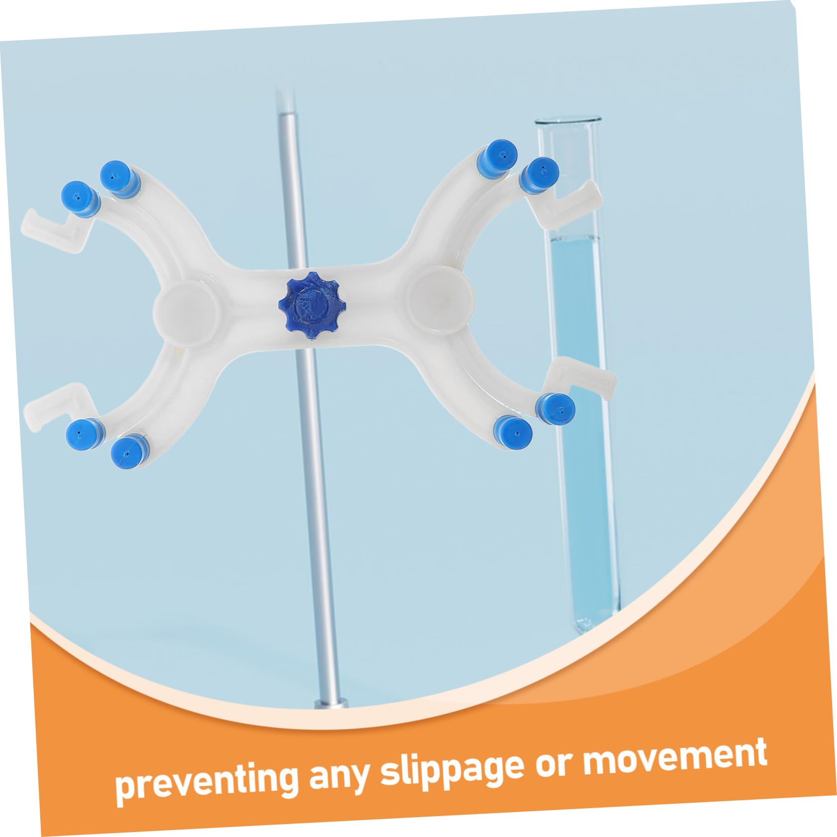 Pinza Regolabile Plastica Per Burette e Becher Clip Butterfly Doppia Per Supporto Laboratorio Accessorio Versatile Per Esperimenti Chimici