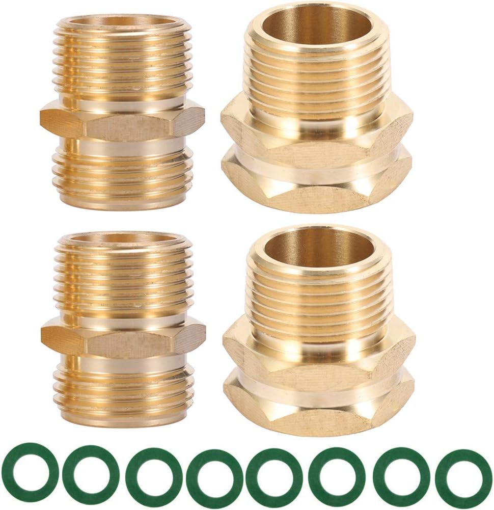 Buy ZKZX Garden Hose Adapter,3/4 GHT Male x 3/4 NPT Male Connector with