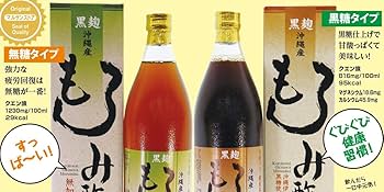 Amazon.co.jp: 沖縄県産黒麹もろみ酢 無加糖タイプ 900ml×1個 : 食品