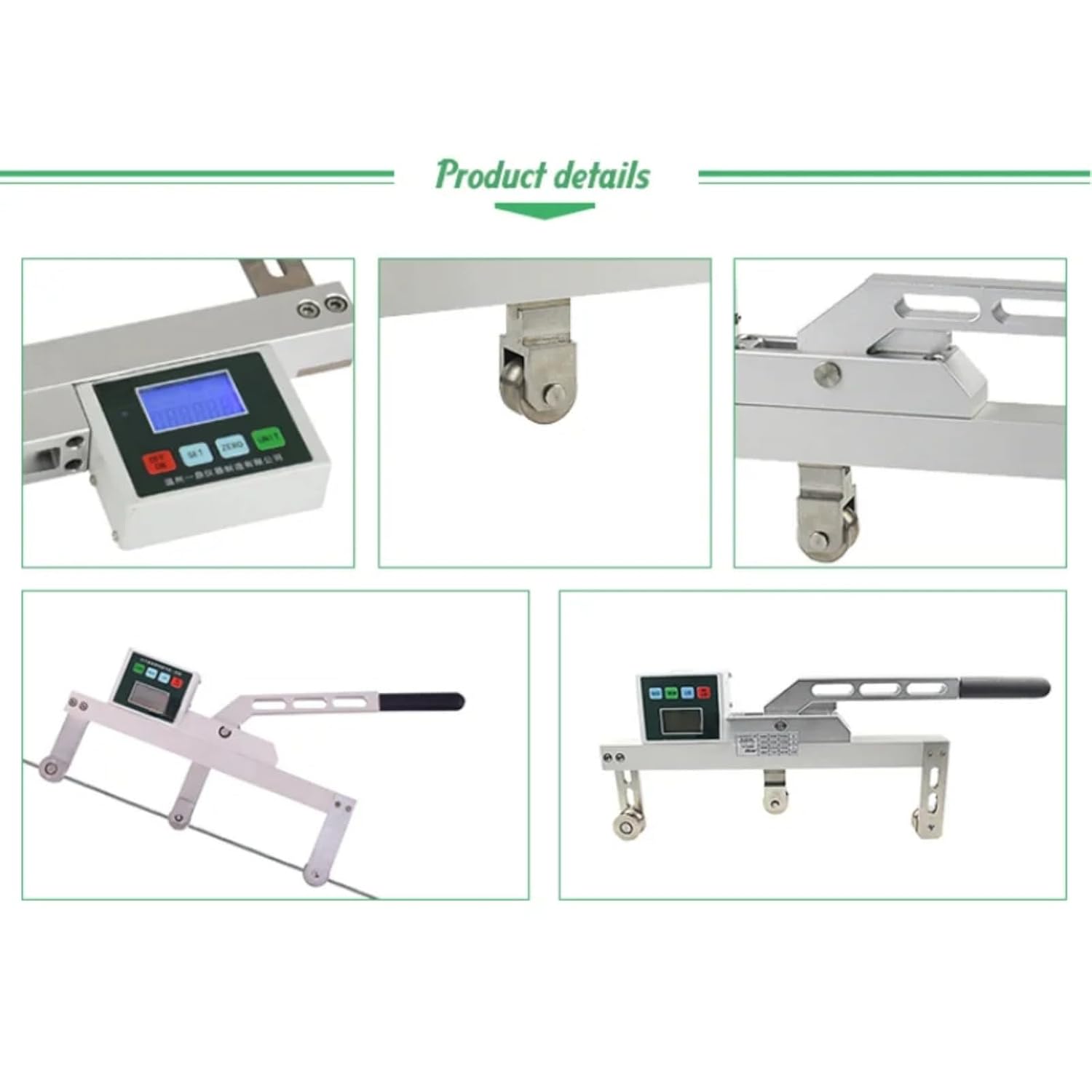 GOYOJO Digital 5000N Elevator Cable Tension Meter - Accurate Measurement, Multi-Function Application, Manual Control - Used in high-Speed Rail, Construction, Steel Wire Ropes (AZGH-A-5000G-C)