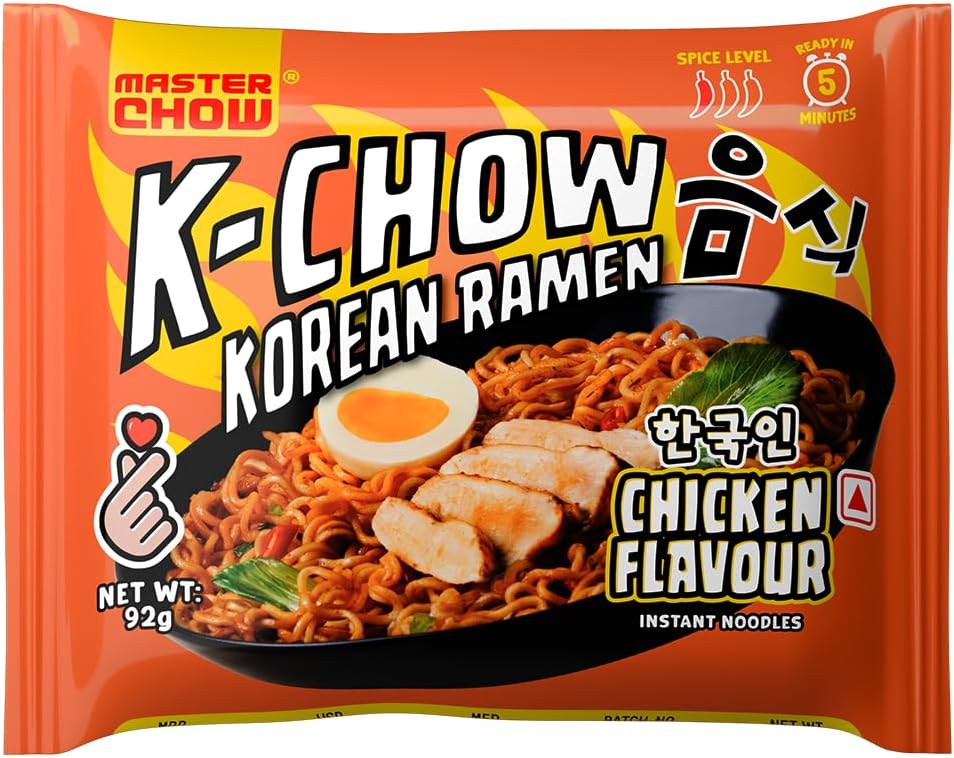 MasterChow K-chow Korean Chicken Ramen Noodles - 92g