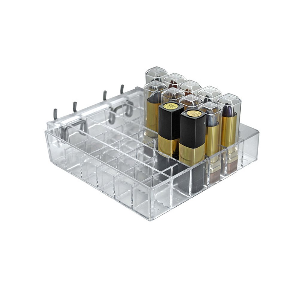 Slatwall Insert in Dark Blue Vinyl Finish 4 x 8 Inches