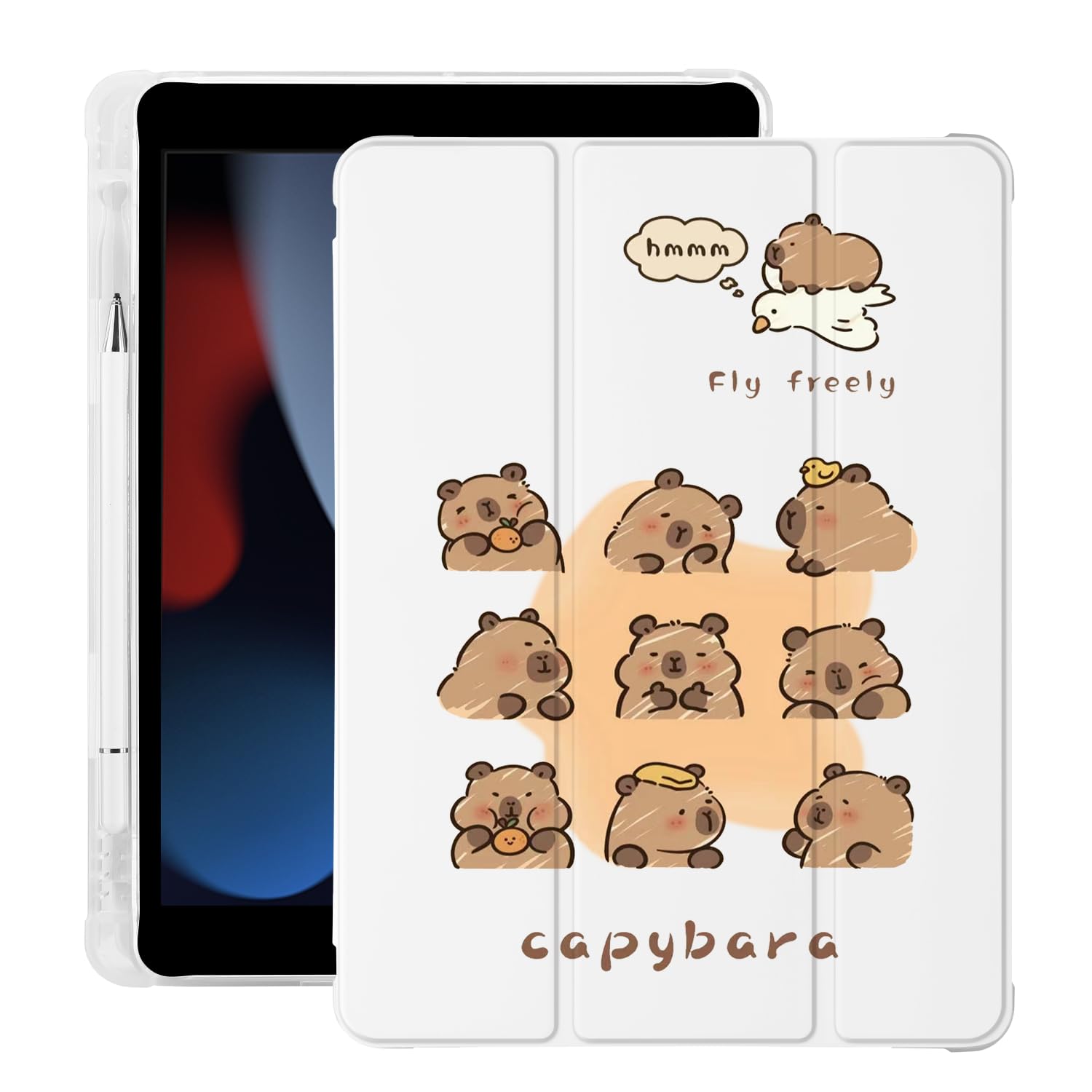 Amazon.com: Cute Kawaii Capybara for iPad 7th/8th/9th Generation