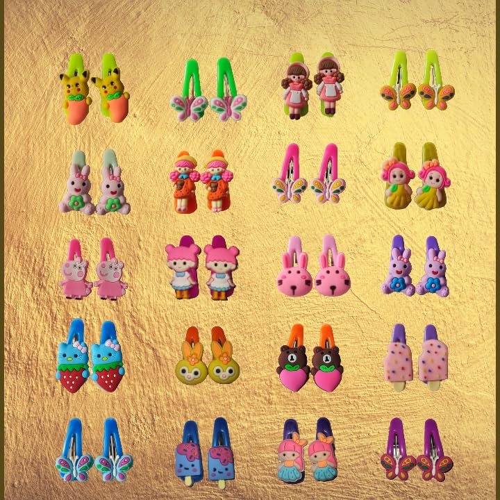 Elina 20 Pcs Fancy Cute Tik Tak Hair Clips Trendy Beautiful Fashionable Designer Tic Tac Pins for Baby Child Toddler School Girls | Multicolor Assorted | 20 Pcs Head Accessory (B0CJ4ZZ1K3) Amazon Price History, Amazon Price Tracker