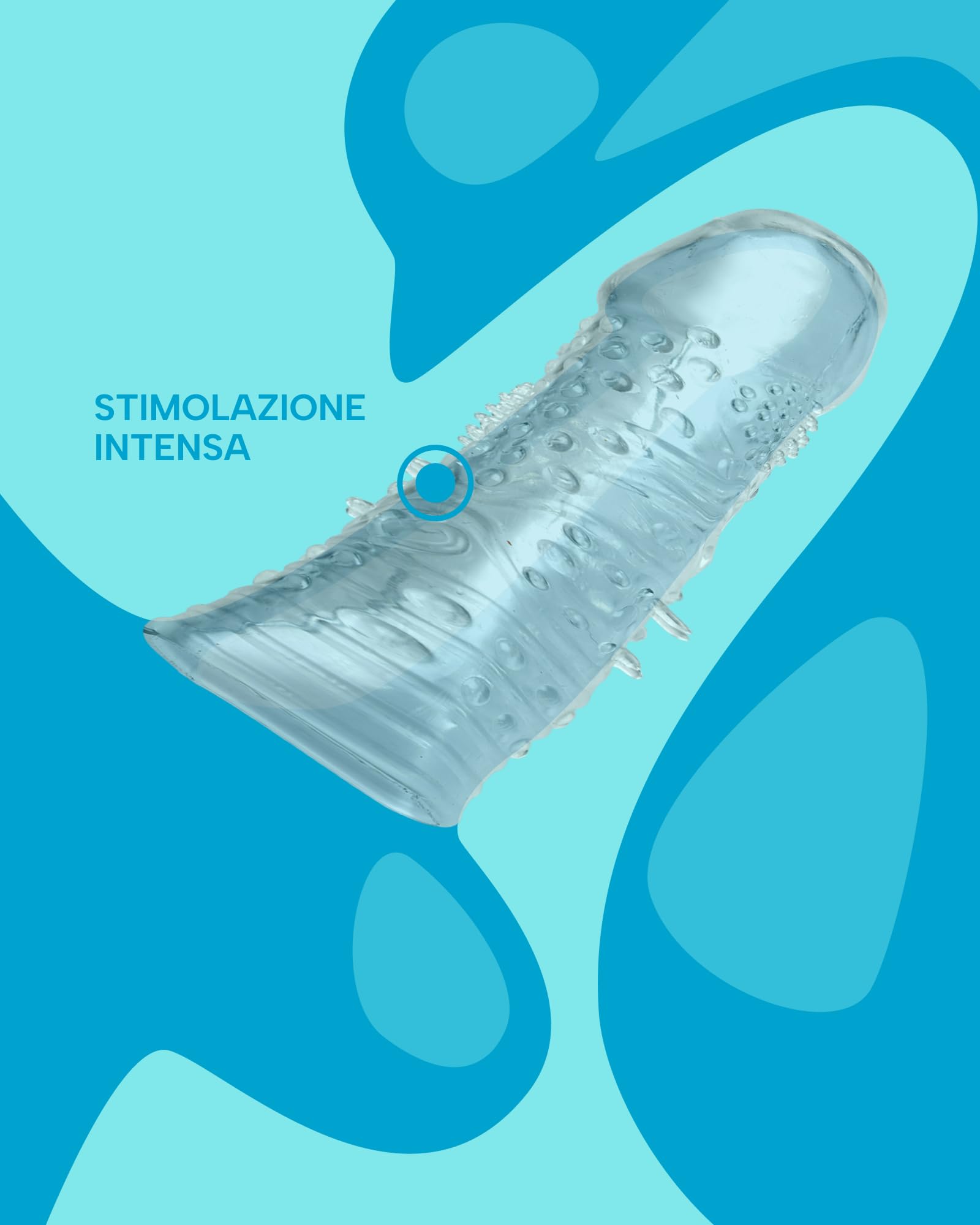 MySecretCase Guaina Pene - Sexytoysys Uomo, Masturbatore Sessuali per Uomini, Prolunga Allarga Penis Indossabile, Sextoys Ingrandimento per Coppia, Aumento Lunghezza Estensione Penis per Lui