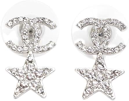 Amazon | [シャネル]CHANEL CC＆スター ラインストーンピアス AB3293