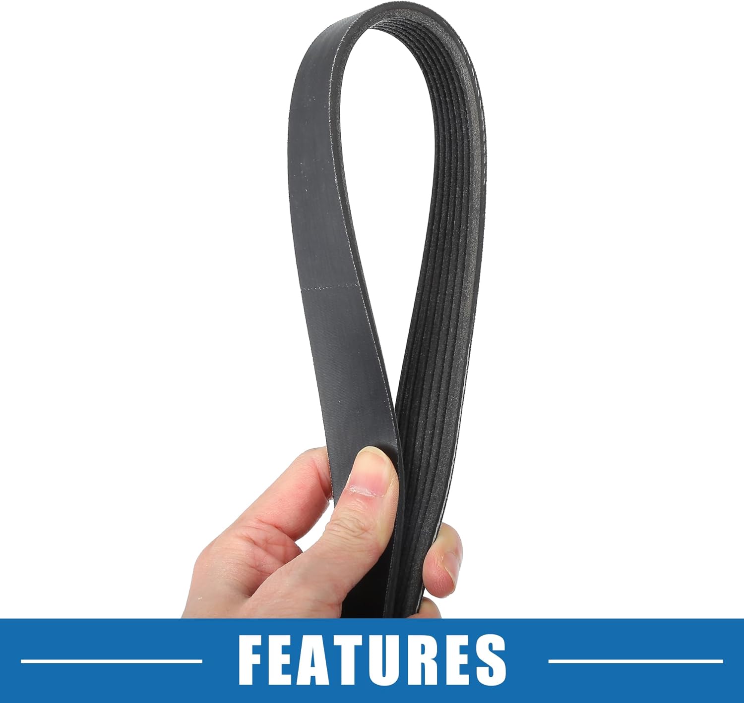 Car Serpentine Belt V-Ribbed Belt No.56992R40A01 for Honda Accord 2008-2012