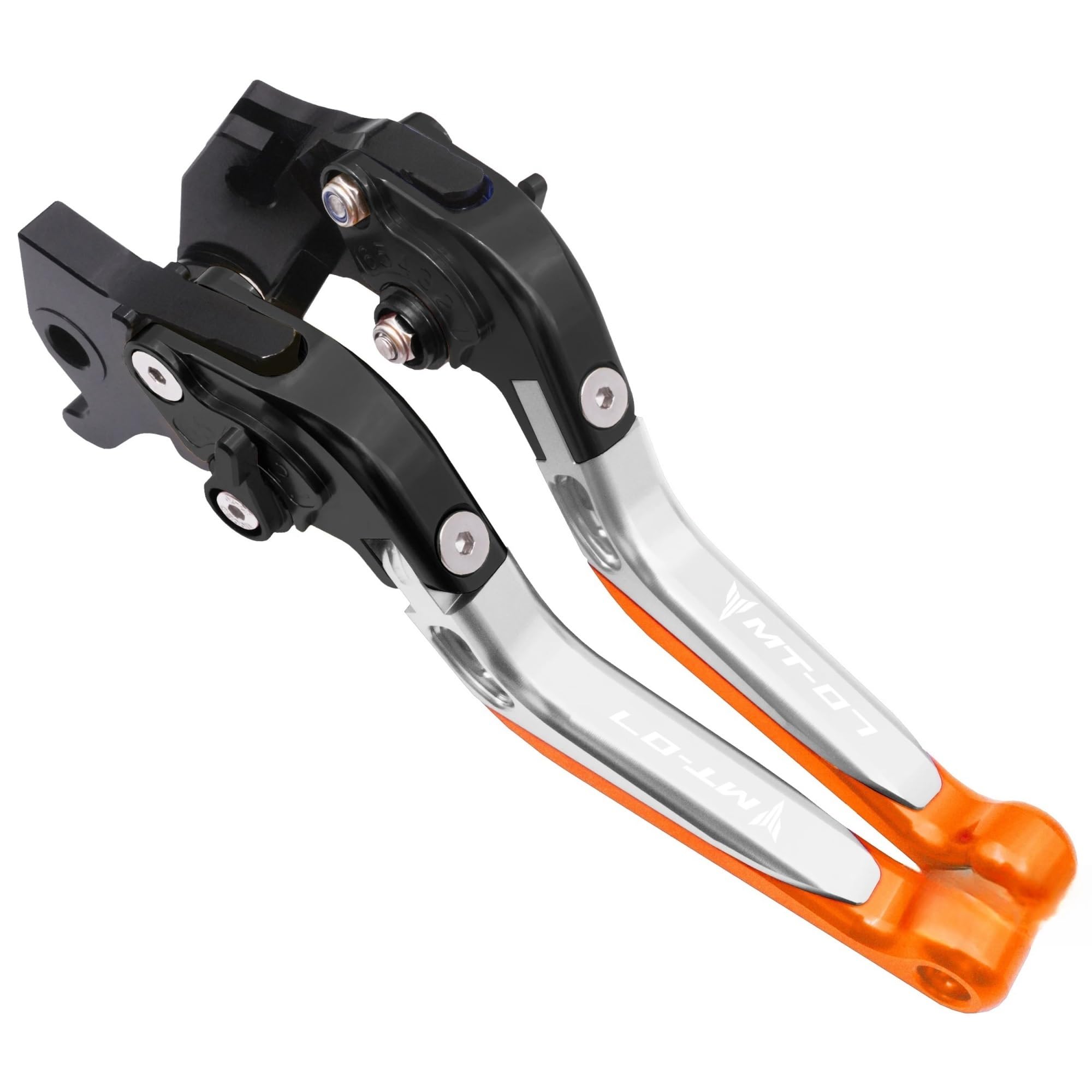 Dagmara Bk Sr Og-Bk For Mt07 Brake Clutch Lever Motorcycle Adjustable Folding Levers Set For Mt-07 Fz-07 2014-2020