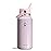 Hydro Flask Water Bottle - Insulated Stainless Steel - Wide Mouth Flex Straw Lid, Non-Spill, Leakproof and Refillable in 32 Oz Glimmer Pink