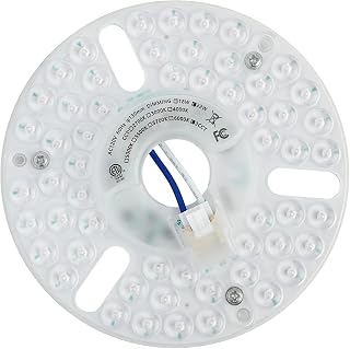 5.12'' LED Ceiling Fan Light Retrofit Kit, Ceiling Light Replacement Panel PCB, 22W 3CCT 3000K 4500K 6000K 2640LM 120V CRI80 ETL Dimmable (22)