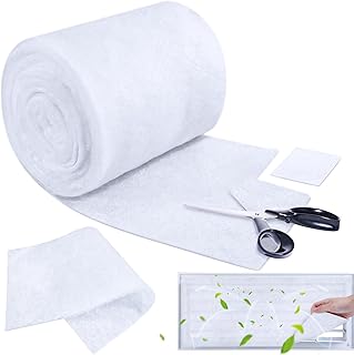 300 x 12 inch Air Vent Filters Polyester Floor Vent Filter Cut to Fit Dust Control Replacement Roll Material for HVAC Ac Heating RV's Mobile Homes Floor Registers