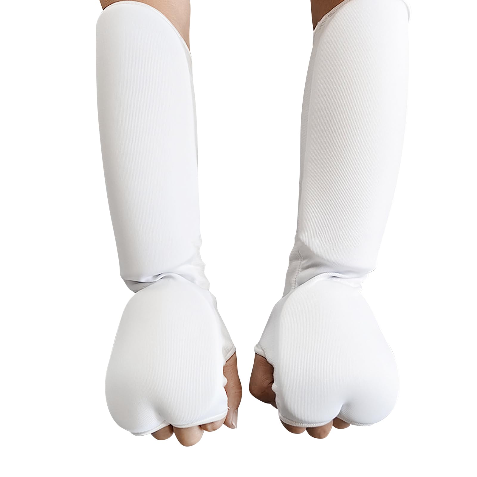Protège Avant-Bras en Tissu Élastique avec Rembourrage en EVA Intégré Manchon de Protection des Bras Équipement de Protection Unisexe pour Taekwondo MMA Arts Martiaux Muay Thai