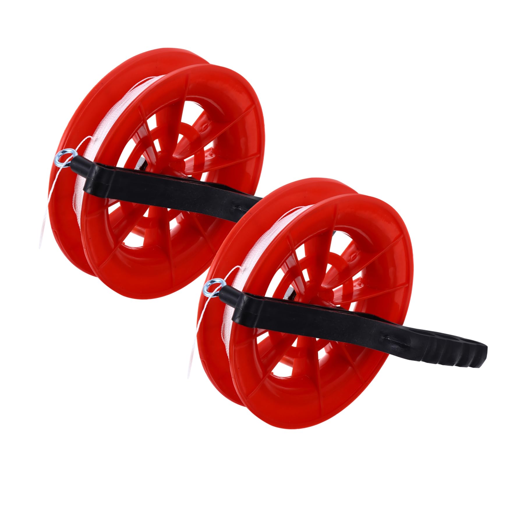 GALPADA 2Pcs Hand Wheel Winder with Line Reel for Kite Flying and Lightweight Design for Adults