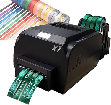 Digital Satin Ribbon Printing Machine for Custom Label and Foil Stamping, Ideal for Gift Wrapping, Floral Crafts, and Party Decorations