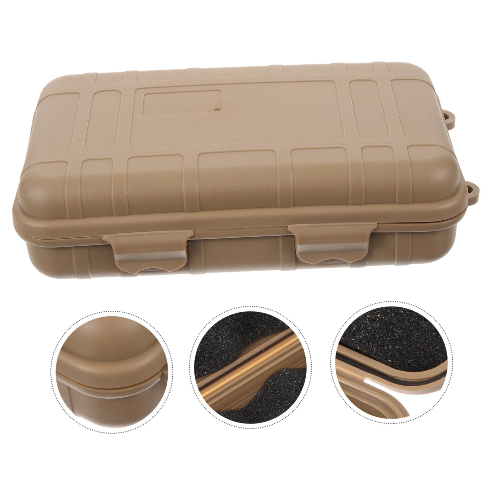 ibasenice Survival Aufbewahrungsbox Stoßfeste und wasserdichte Outdoor Box für Camping und Feldüberleben Kompakt und Tragbar für Ihre