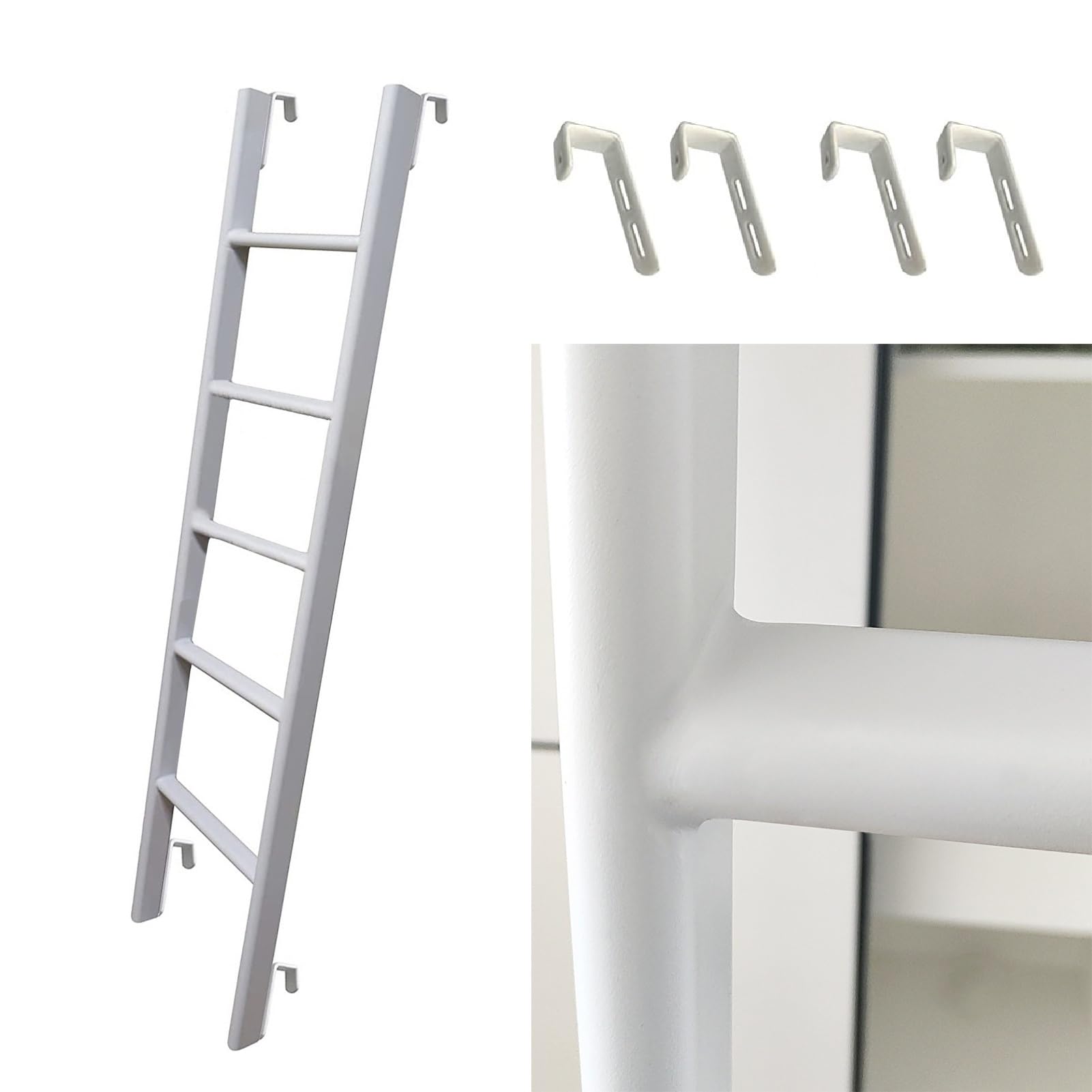 Lits superposés jumeaux échelle de remplacement stable de 150 cm pour enfants